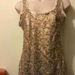 Banana Republic sexy sequins blouse